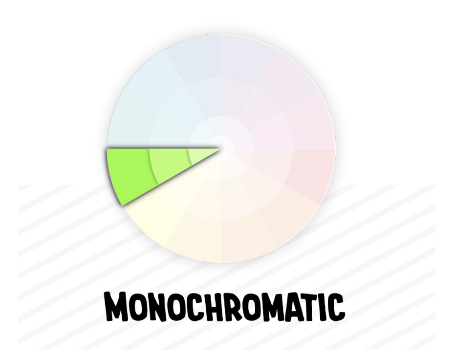 Monochromatische Farben