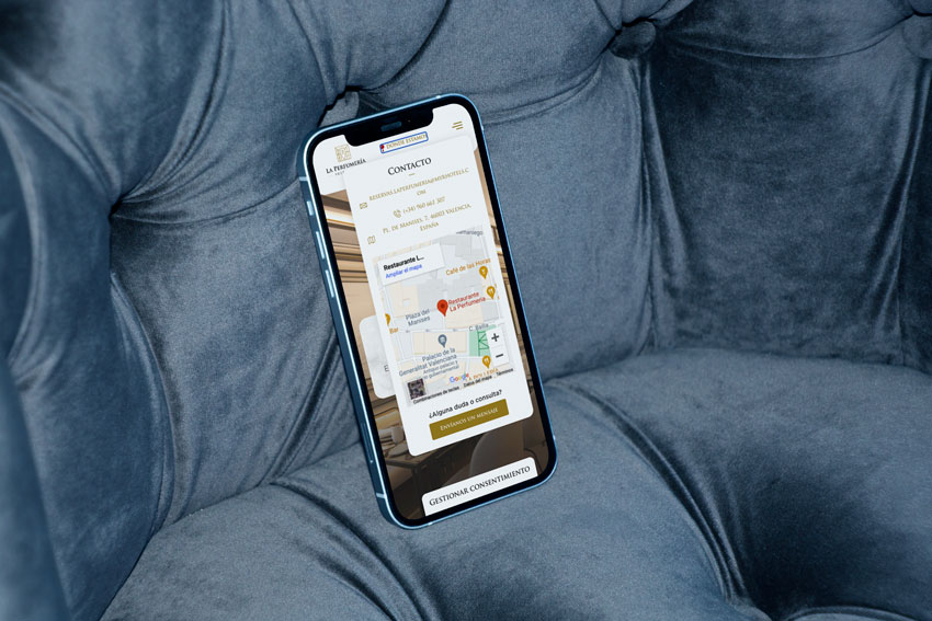 Perfumeria mobile web