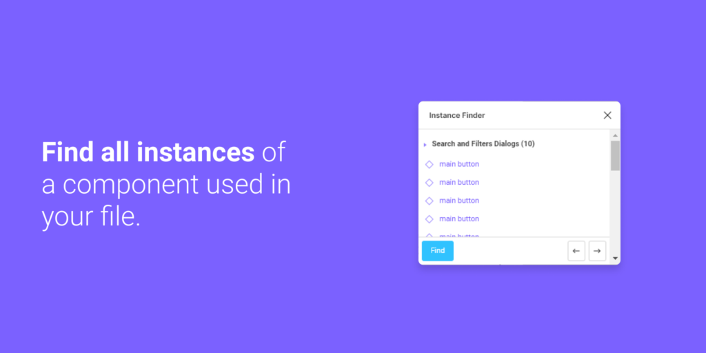 instance finder plugin figma