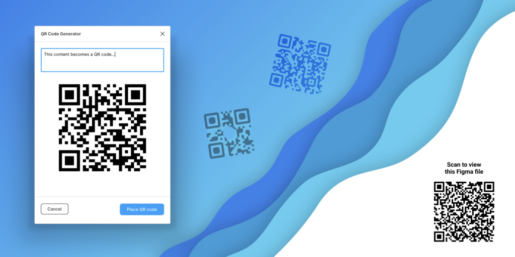 qr code generator plugin figma